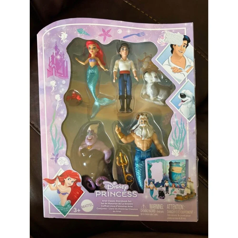 Mattel Disney Princess Ariel Classic Storybook Figure Playset - New In Box (NIB)